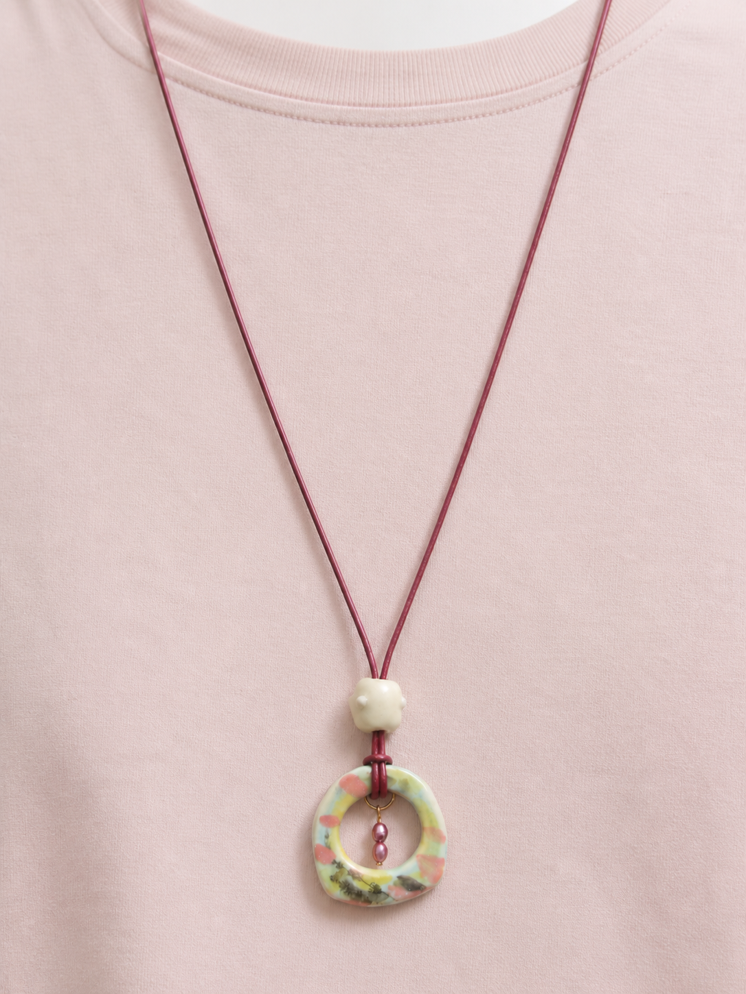 Collier Porcelaine — Touche de Couleur