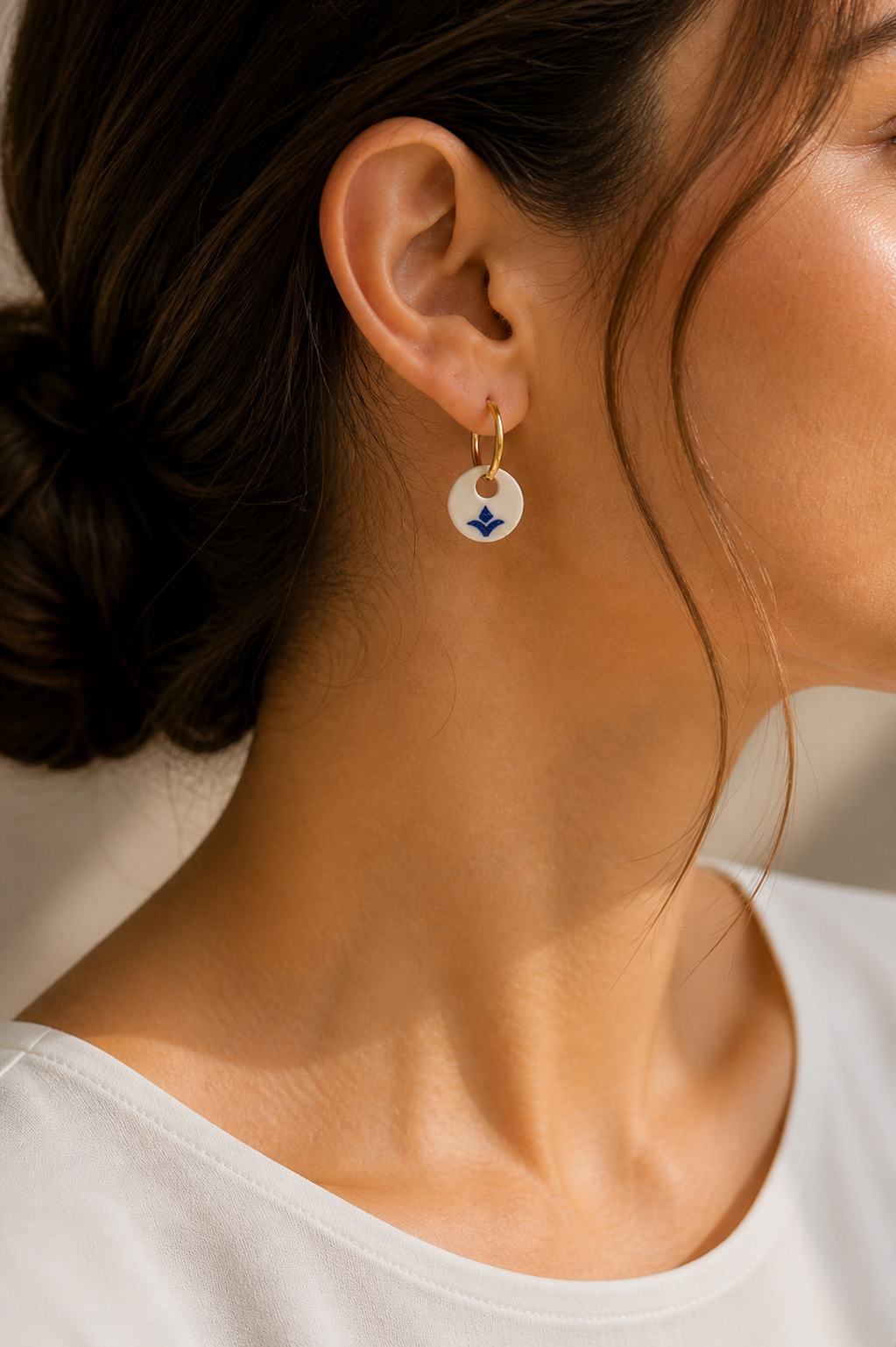 Boucles d'oreilles Jardin d'Iris