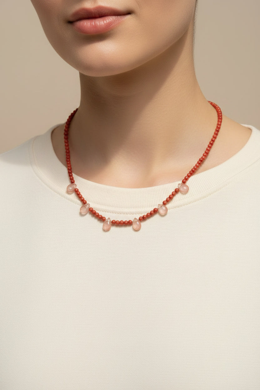 Collier opale de feu